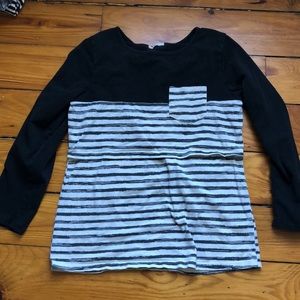 Bearsland Striped Nursing Tee